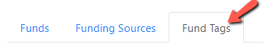  Fund Tag Tab
